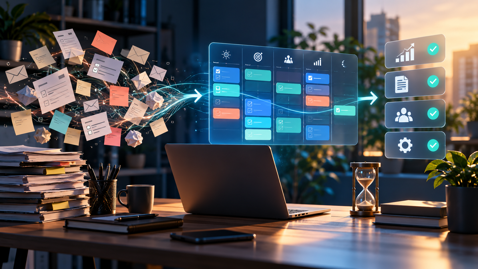 Sistema visual para priorizar tareas, automatizar trabajo y mejorar la productividad